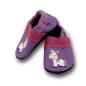 Preview: Krabbelschuhe Einhorn auf lila